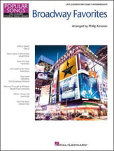 Popular Songs : Broadway Favorites piano sheet music cover